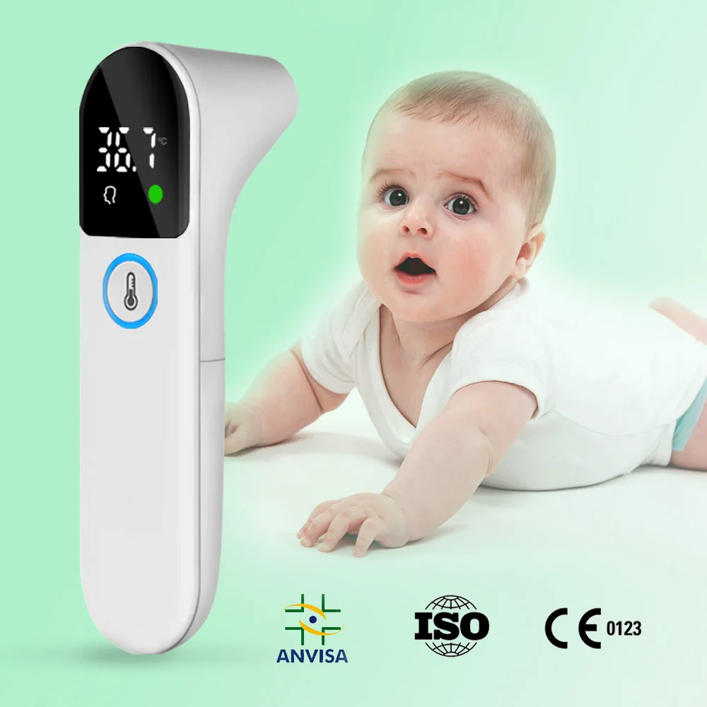Digital Contactless Ear Infrared Thermometer Electronic Term&oacute;metro Infrarojo Baby Adult Fever Outdoor Home Body Thermometer