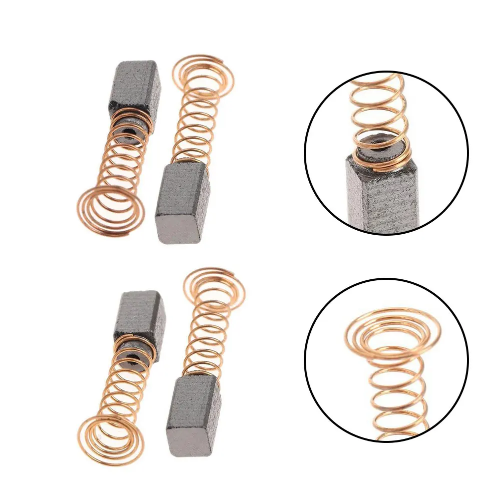 

4 Pcs Carbon Brushes 4.8*5.5*7.3mm Replacement Parts For Mini Drill Rotary Tool Power Tools Electric Grinder Motor Accessories