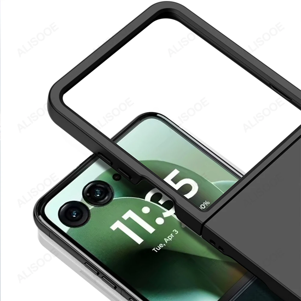 GOGME Cover per Motorola RAZR 5G Cover, Custodia per Telefono in Pelle Retro Ultra Sottile Cassa Morbido TPU Silicone Case, Antiurto AntiGraffio Cover