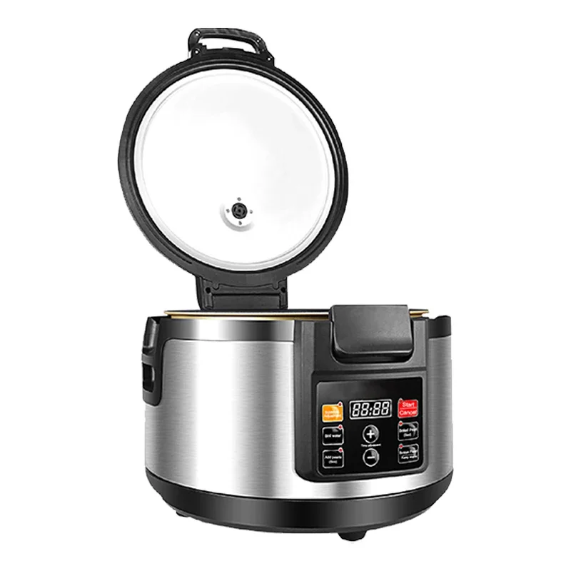 Hot Sale Multiple Functions Stainless Steel Slow Cooker Non-Stick Coating Inner Pot 15L 16L Large Capacity Rice Cooker 10 Kg