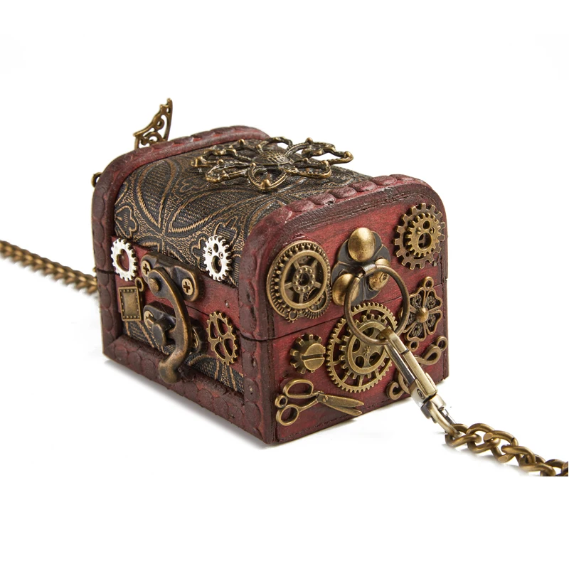 Steampunk Bag Small Gears Satchel Punk Women Victorian Style Little Wood  Box Bag Gothic Cosplay Accessories - AliExpress