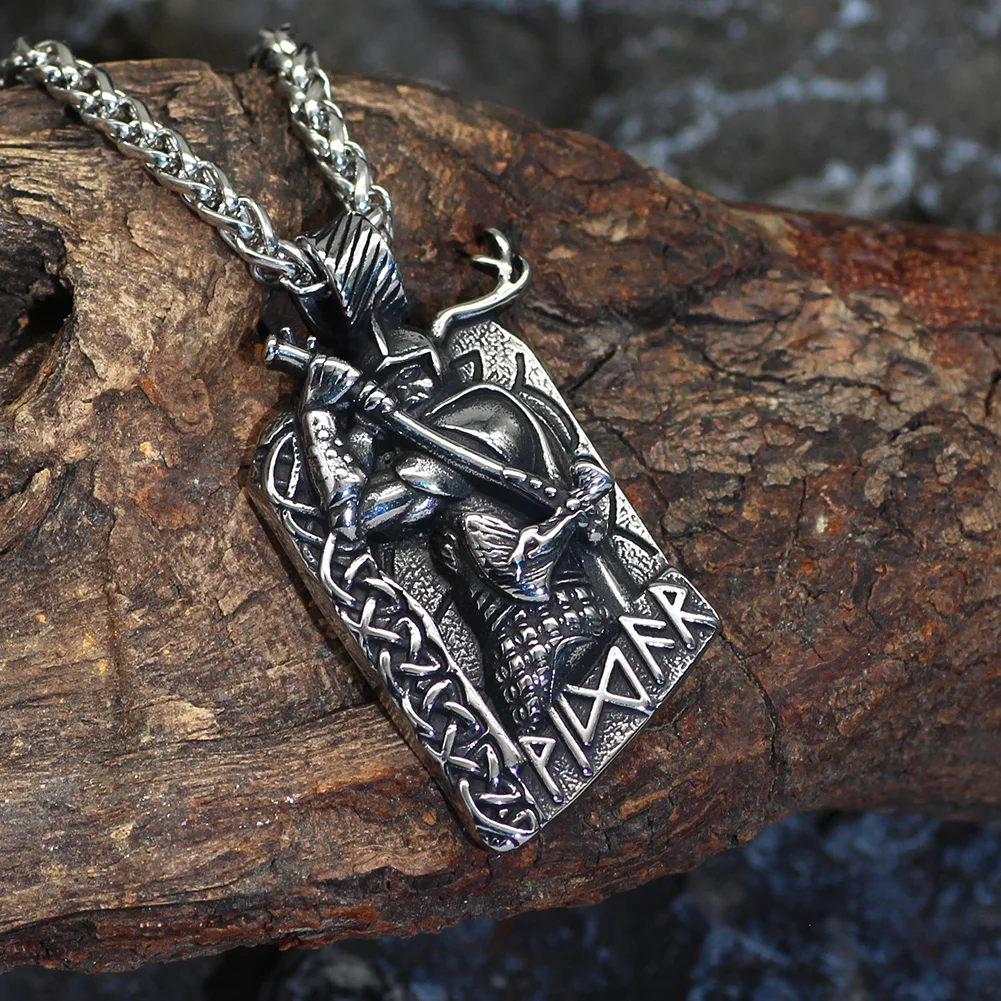 Odin Pendant - 925 Silver — VikingStyle