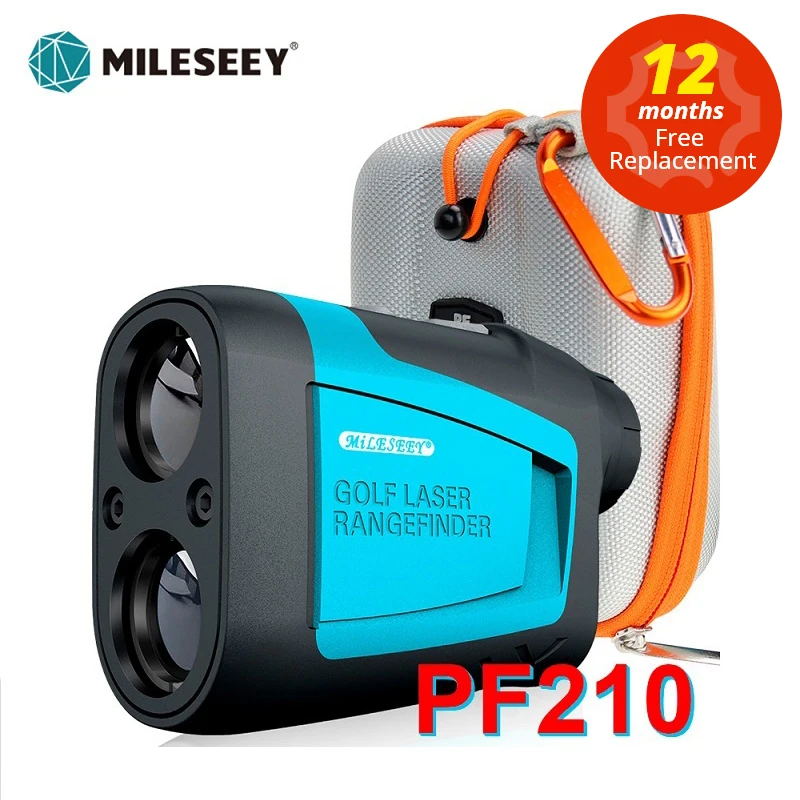 Mileseey PF210 600M Yd Golf Laser Rangefinder Mini Golf Rangefinder Sport Laser Measure Distance Meter Golf Rangefinder for Hunt