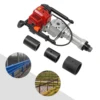 52cc Pile Driver 1900W Gasoline Two-stroke Post Driver Petrol Garden Fencing Tool Machine 55-70-100mm Sleeve 5