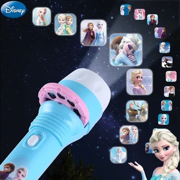 Disney Frozen Elsa Projection Flashlight – 24 Pattern LED Kids Toy 1