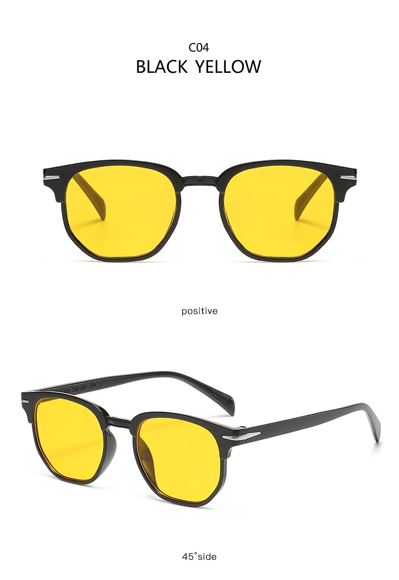 Frauen Männer Unregelmäßigkeit Oval Sonnenbrille Mode Im Freien Schatten Retro Reis Nagel Design Sonnenbrille Vintage Weibliche UV400 Gläser – Detail 16