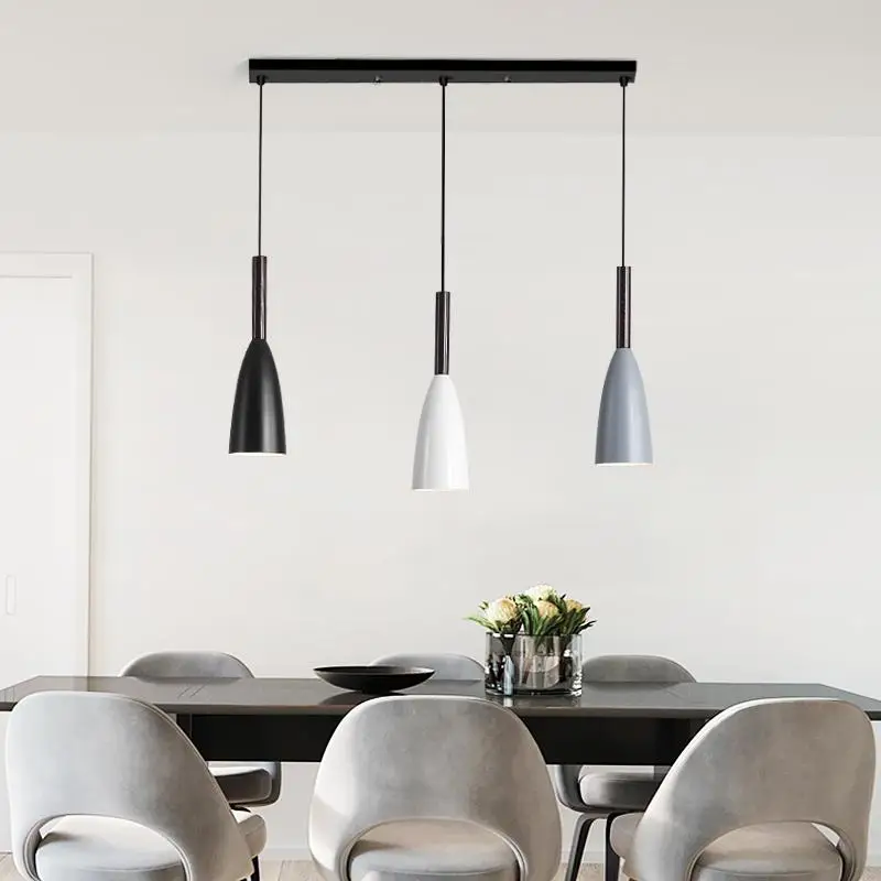 Modern living room 3 Head Lighting Nordic Minimalist Pendant Light Over Dining Table Kitchen Island Bedroom Decor Light Fixtures led chandelier,ceiling chandelier,led pendant light