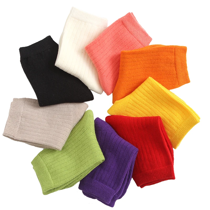Cotton Socks Children Socks Candy Color Fashion Baby Socks Cute Kids Socks Boys Girls Soft Cotton Warm Ready Stock Plain Children Toddler
