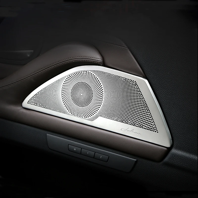 For BMW 5 Series F10 F18 Car Styling interior Buttons panel frame Decoration Cover Trim Car Sticker stainless steel Accessories 4