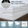 Waterproof Zipper Mattress Full Package, Protective Cover, Machine Washable, Monochromatic 2