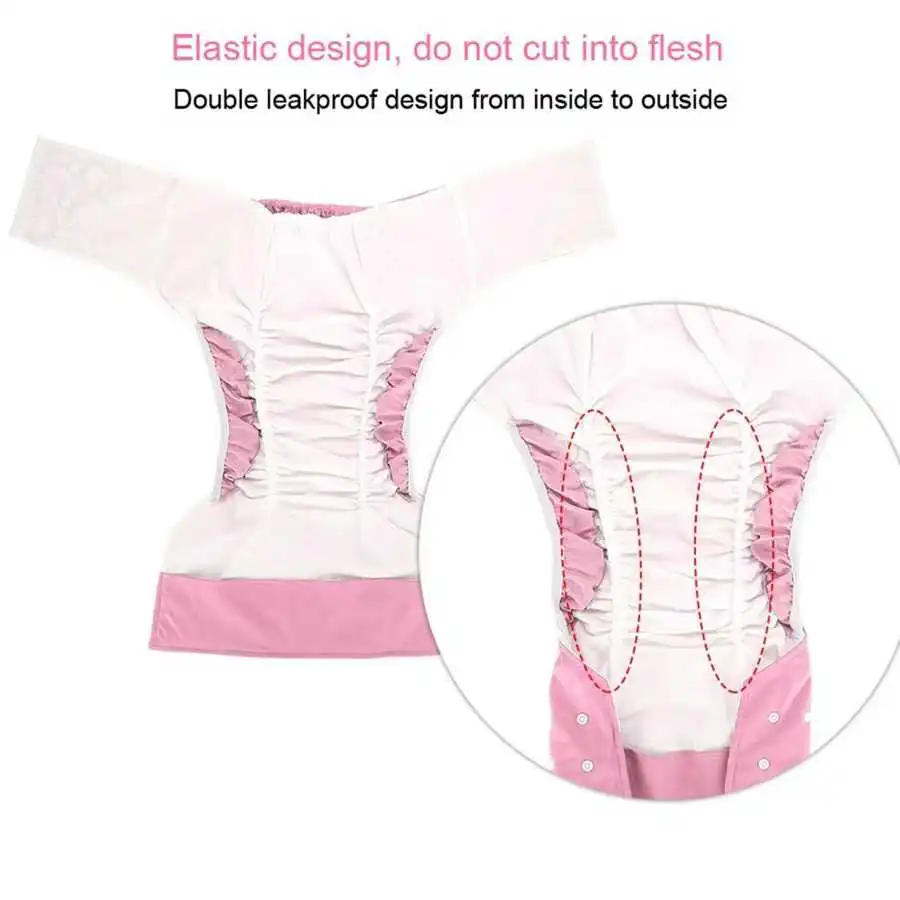 Washable Adult Pocket Nappy Cover Adjustable Reusable Diaper Adult Diaper Pants Old People Incontinence Pants Underwear 3