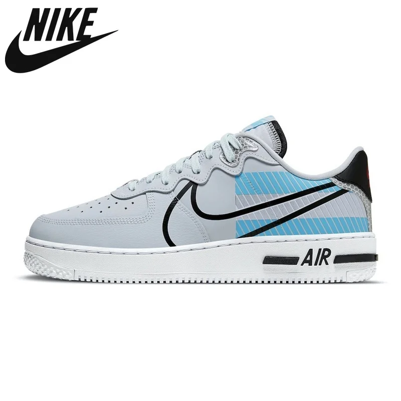 nike airforce react ice blue