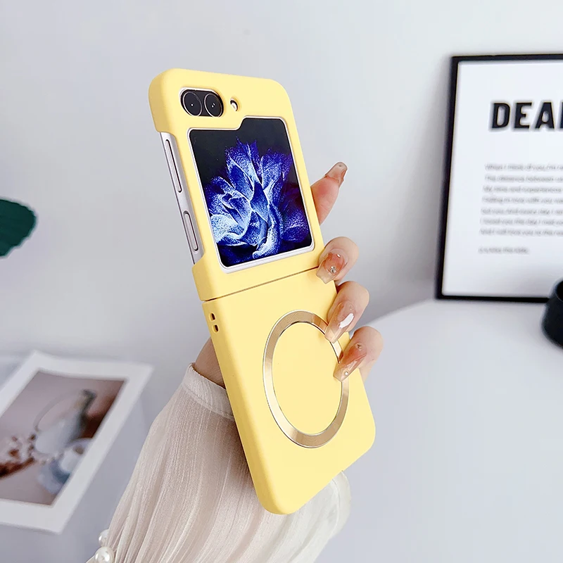 Magnetic Solid Color Wireless Charging Case Cover