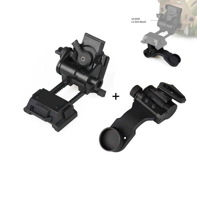 

helmet Adapter Rhino NVG arms L4G24 mounted PVS-14 Dovetail J Arm Brackets Standard NVG J Arm Night vision Mount（L4G24 Dovetail