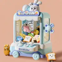Rabbit Mini Claw Arcade Crane Machine Toys for Kids DIY Prizes Doll Electric Vending Machines Children Birthday Christmas Gifts 1