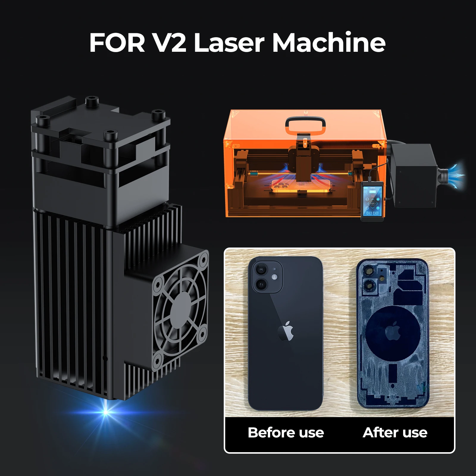 450nm SRWOR Optical Diode Laser Module for V2 Machine laser module