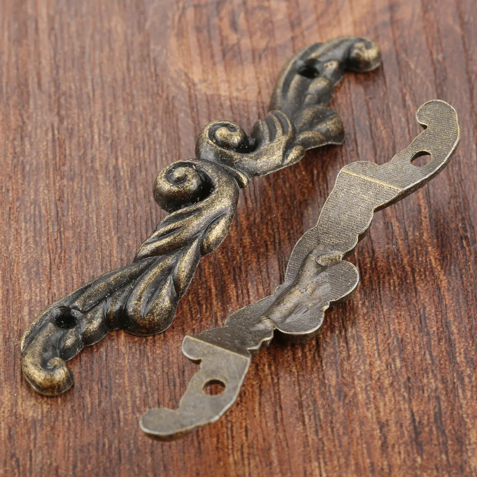 Manijas Vintage Bronce Antiguo Para Muebles - Tiradores Retro Para Cajones Y Puertas