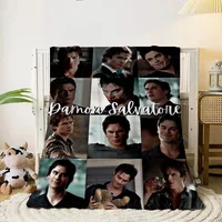 The Vampire Diaries Damon Salvatore Summer Blanket Bed Luxury Throw Blanket Sofa Winter Fluffy Soft Blankets for Adults Arcteryx 1