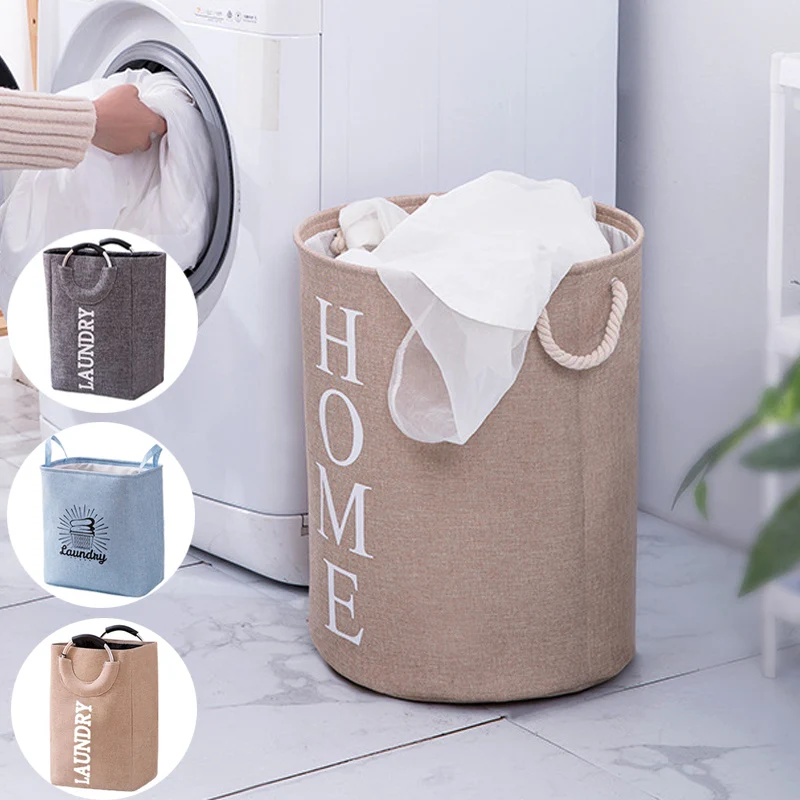 Foldable Waterproof Laundry Bucket Dirty Clothes Storage Wash Bin