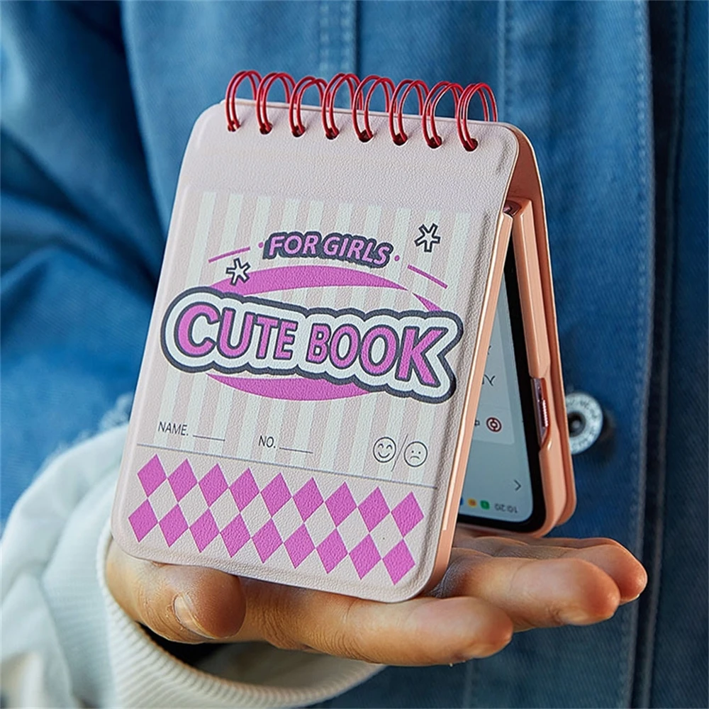Adorable Y2K Notebook Style Phone Case – Cute and Lovely Japan Korean Girl Design
