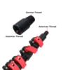 24/30/36/40 ft Heavy Duty High Reach Extension Window Cleaning Pole Telescopic Extendable Paint Roller Handle Garden/Picking 3