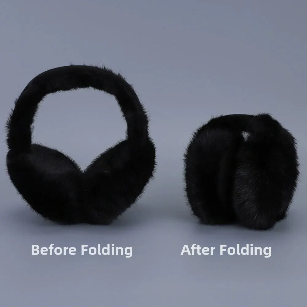 Fashion Warm Earmuffs Cold Protection Antifreeze Soft Suede Faux Fur Ear-Muffs Ear Protectors Ear Warmer For Women Man