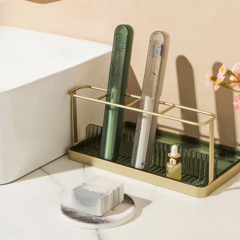 1PC Clear Matted Toothbrush Case Dustproof Protective Cover with Drain Hole for Travel Camping Toothbrush Holder