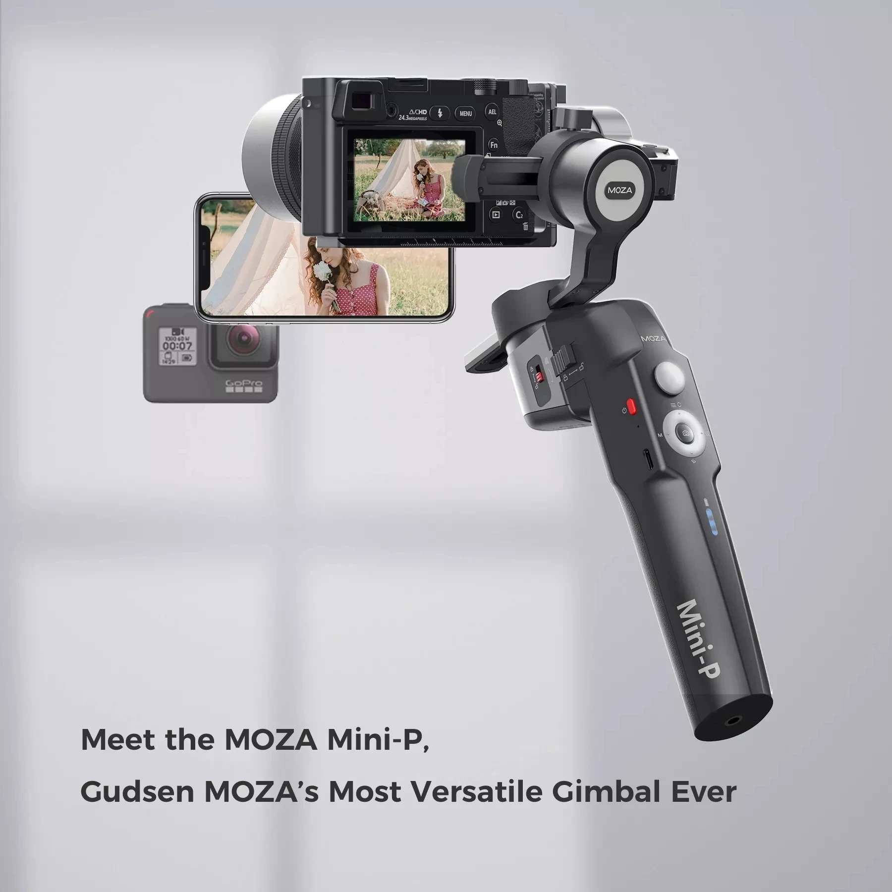 3軸ジンバル MOZA Mini-P 一眼 動画撮影