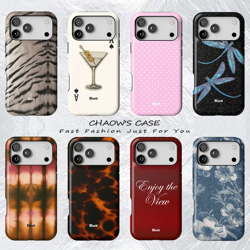 Luxuriöse Retro-Tigerstreifen-Handyhülle für iPhone 17 17e 16e 16 15 14 13 12 11 X XS XR XSMAX Air Pro Max Plus Doppelschichtige Abdeckung