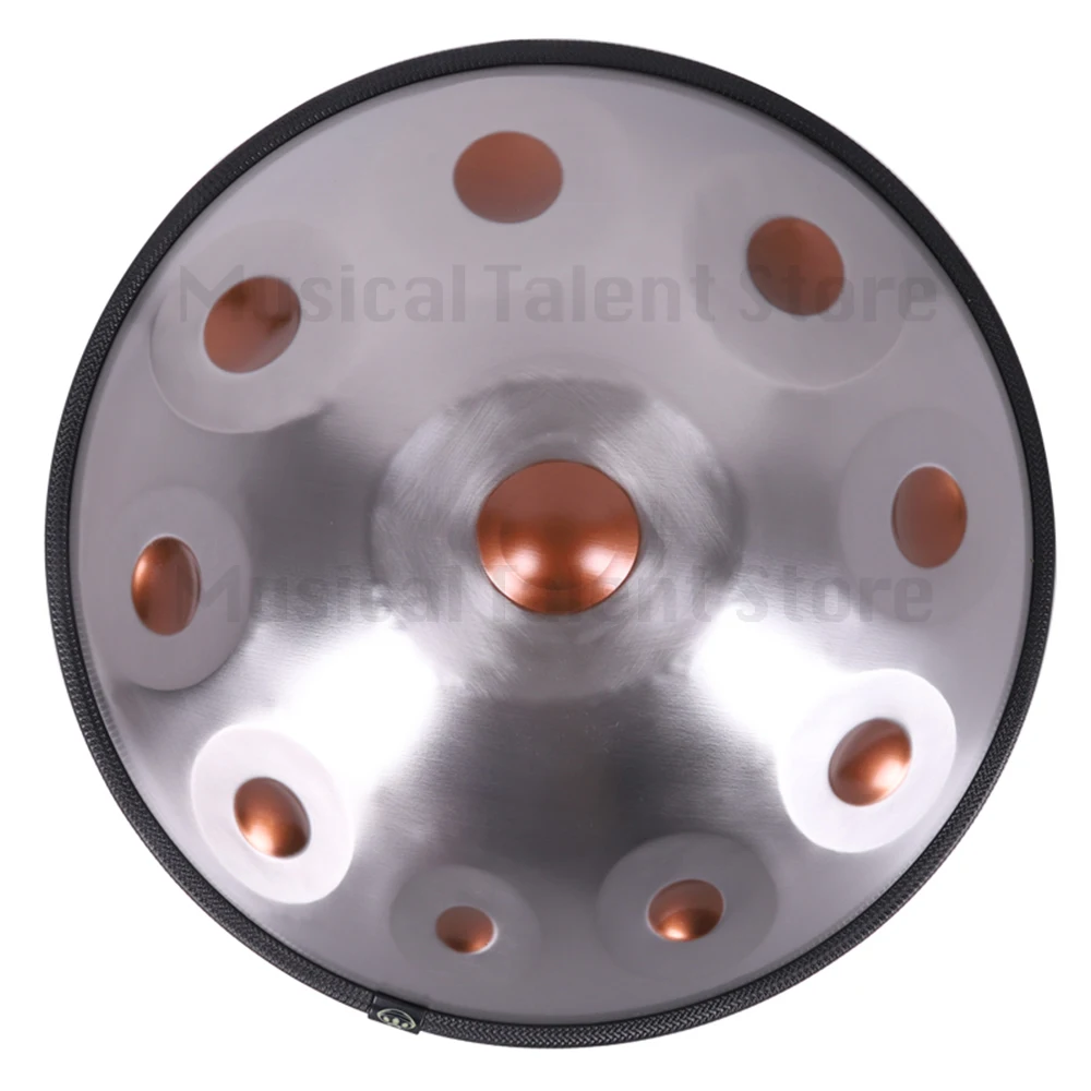 12notes Handpan drum in D Minor,Kurd,22 inch steel tongue drum professional tambor yoga meditation music instrument gift