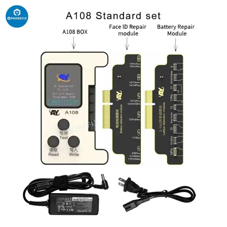 

AY A108 Non Removal Face ID FPC Cable Programmer for iPhone X XS XR XS MAX 11/12/13/14 Pro Max Face ID Battery True Tone Repair