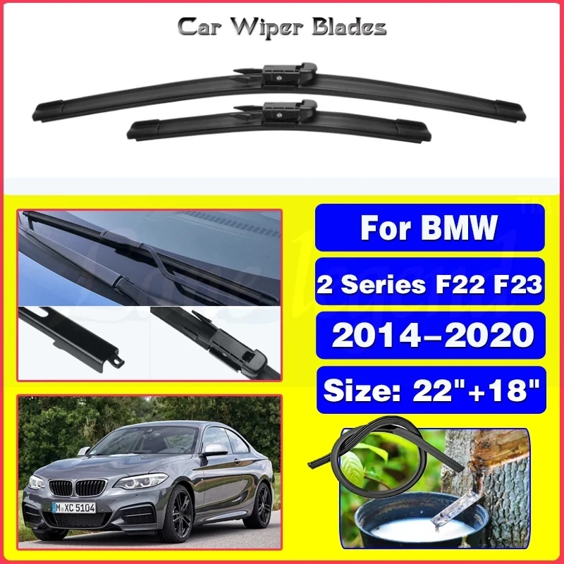 Spazzole Tergicristallo Per Bmw Serie 2 F22 F23 2014-2020 Tergicristalli 218I 220I 228I 230I M235I M240I 218D 220D 22D M235I M240I