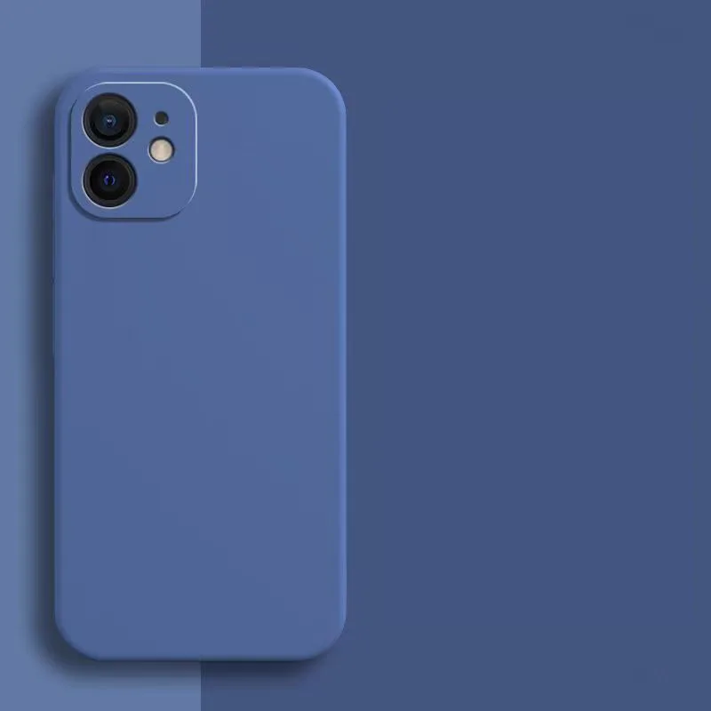 Flüssigsilikon-Schutzhülle für iPhone 11 12 13 mini 14 15 16 16e 17 Air Pro X XR XS Max 7 8 Plus SE 17e Rückseiten-Abdeckung – Detail 2