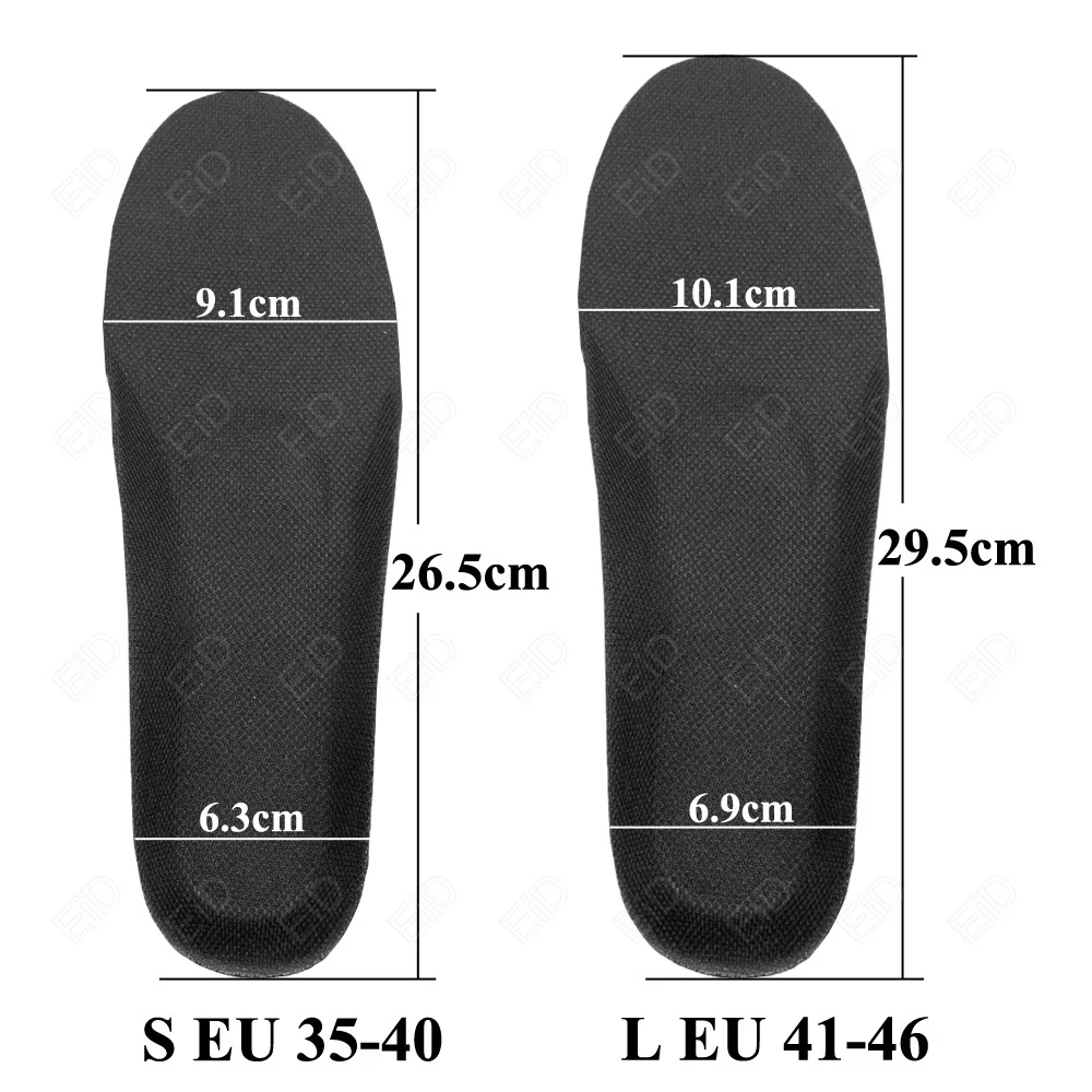 EiD Premium EVA Einlegesohlen Für Schuhe Sohle Dämpfung Kissen Laufschuhe Orthopädische Einlegesohlen Für Füße Mann Frauen Plantarfasziitis – Detail 35