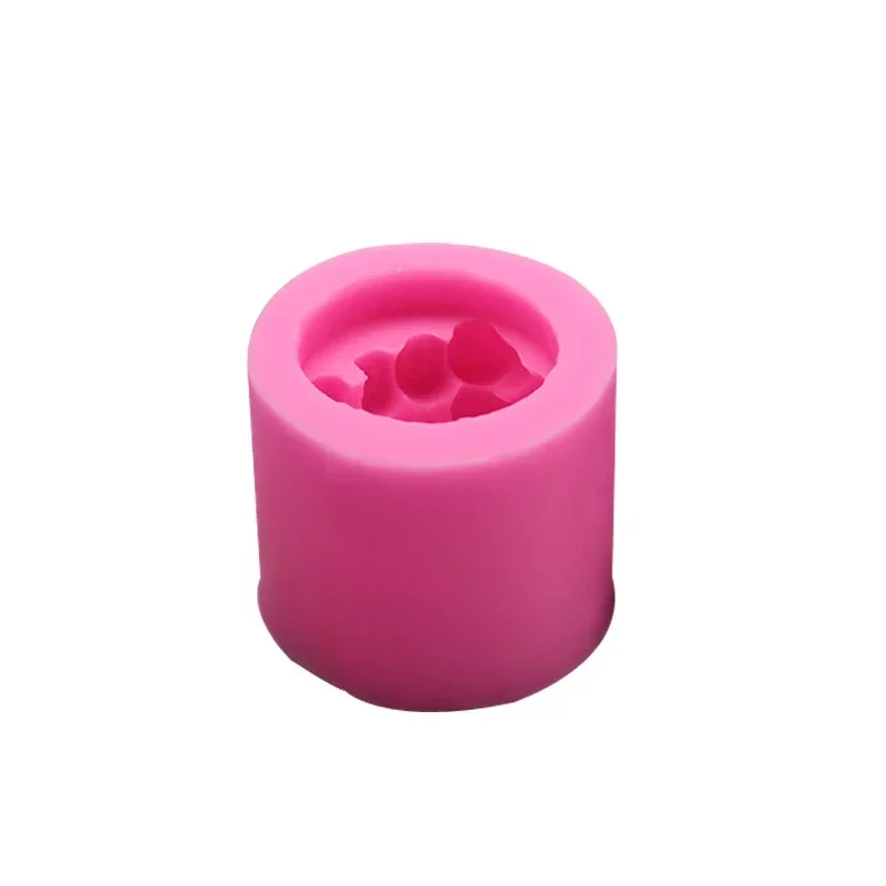 1pc 3D Candle Silicone Mold Owl for Making Candle Cake Chocolate Hard Candy