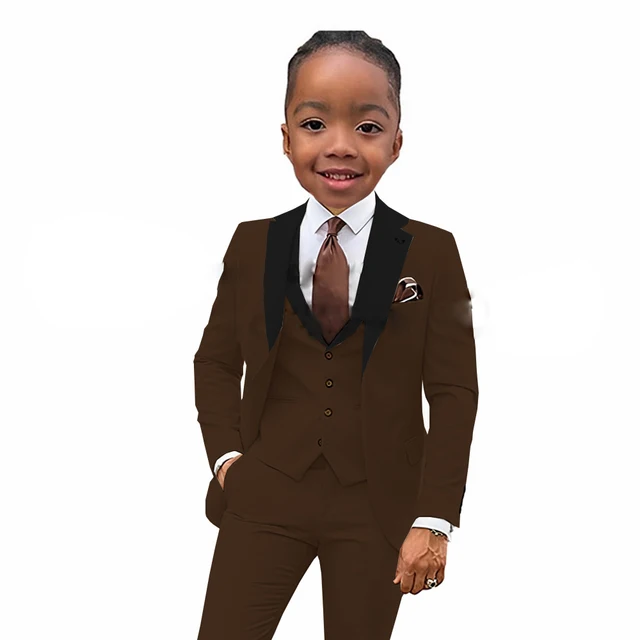 Completo Bambino Elegante Elegante Completo Per Bambini 4 Pezzi - Abito Da Cerimonia Con Gilet E Papillon Gilet Bambino Elegante - Foto 6