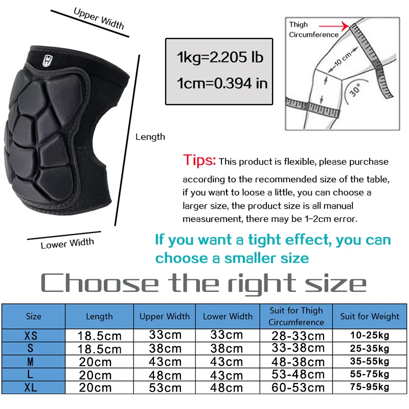 Knee Pad Adult Tactical Sports Knee Pads for Skiing Training Thickened Anti-Collision Roller Skating Kneeling Protection Pads