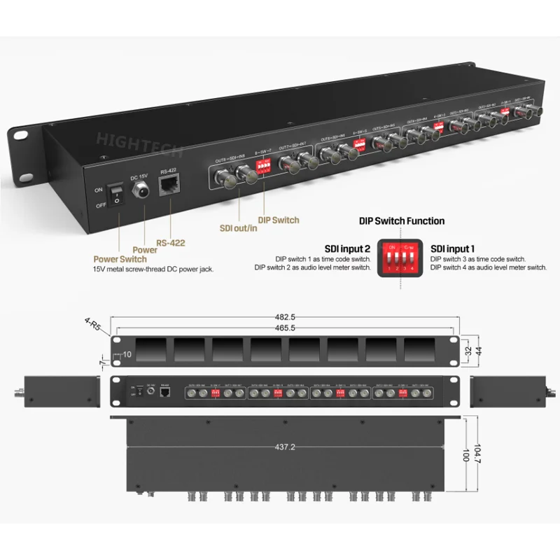 LILLIPUT RM-7025 RM-7028S RM7029S RM-503S RM1731S RM-1730S RM-0208S RM1731S-12G RM7026-12G 3RU 1RU rackmount monitor