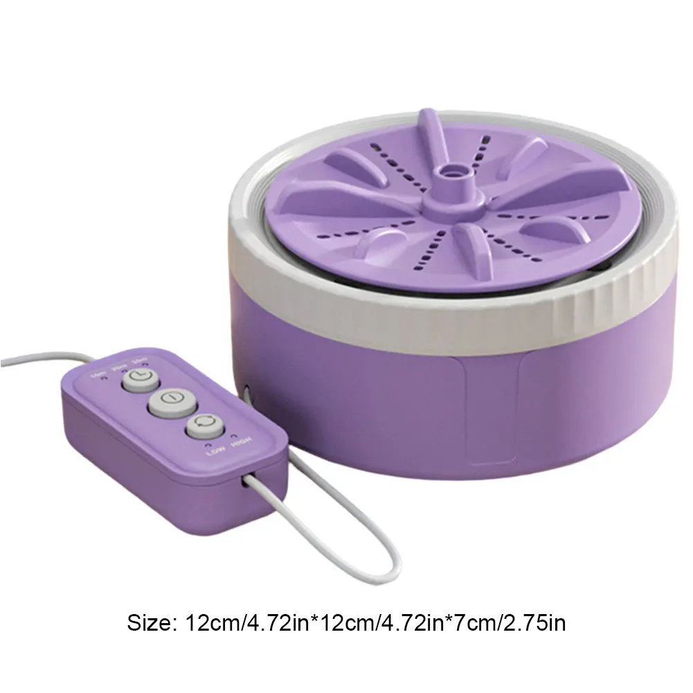 USB 충전식 자동 의류 클리너, 터빈 세탁기, 공간 절약형 휴대용, 여행 여행 아파트용