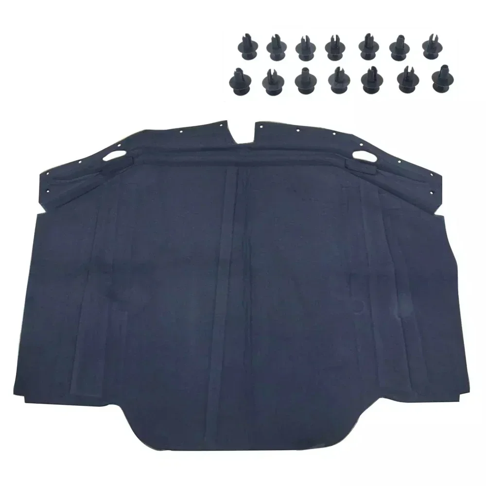 Engine Hood Heat Insulation Pad Soundproof Cotton Cover Heat Insulation Mat for Mercedes-Benz 300SL 500SL 600SL R129 SL320 soundproofing cotton heat insulation mat sound insulation cotton