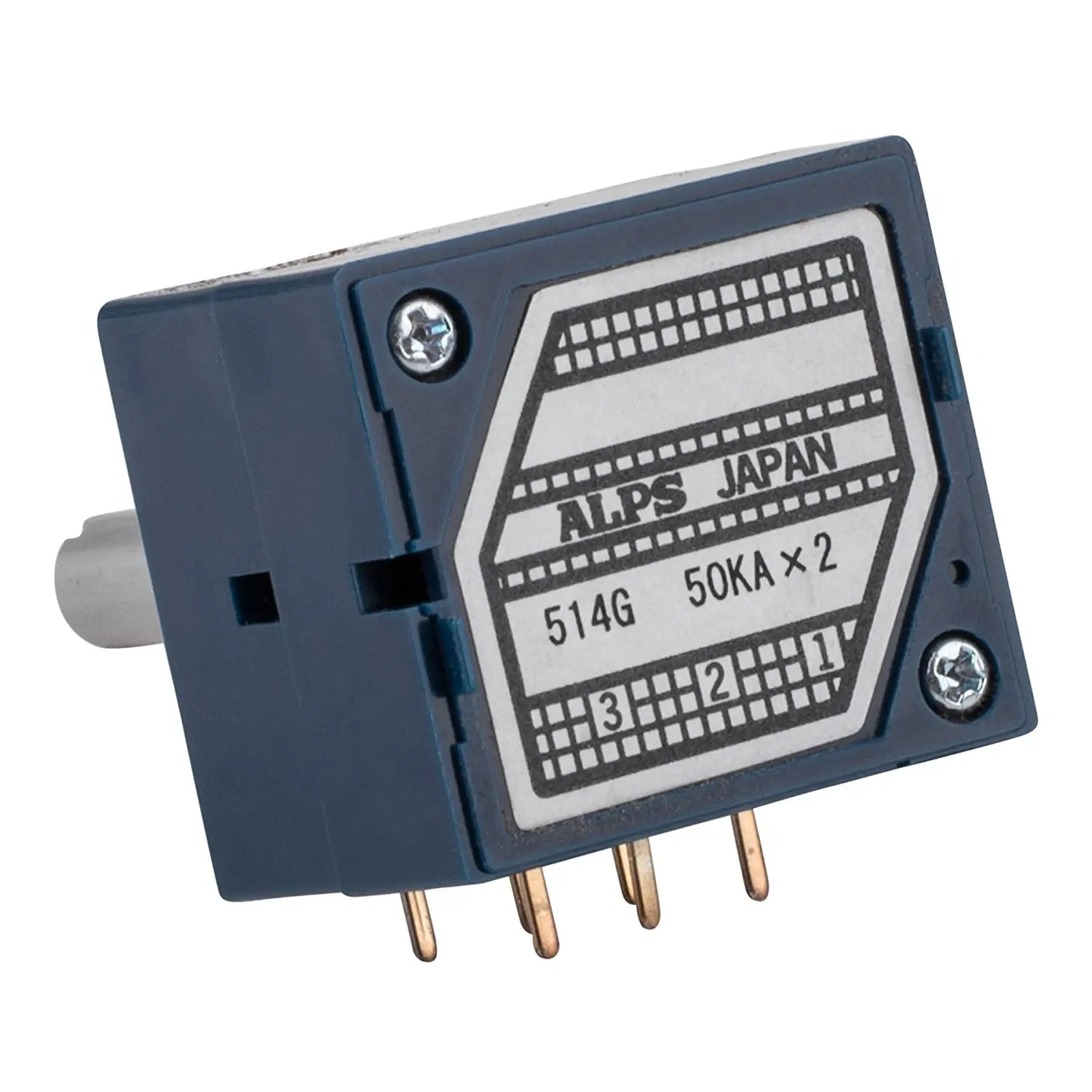 

ALPS RK27 Double Volume Potentiometer Dual 10KA 20KA 50KA 100KAx2 6pin Rotary Switch Plum Shaft