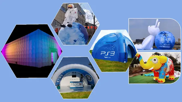 cartoon Christmas Inflatable penguin hat for advertising trade