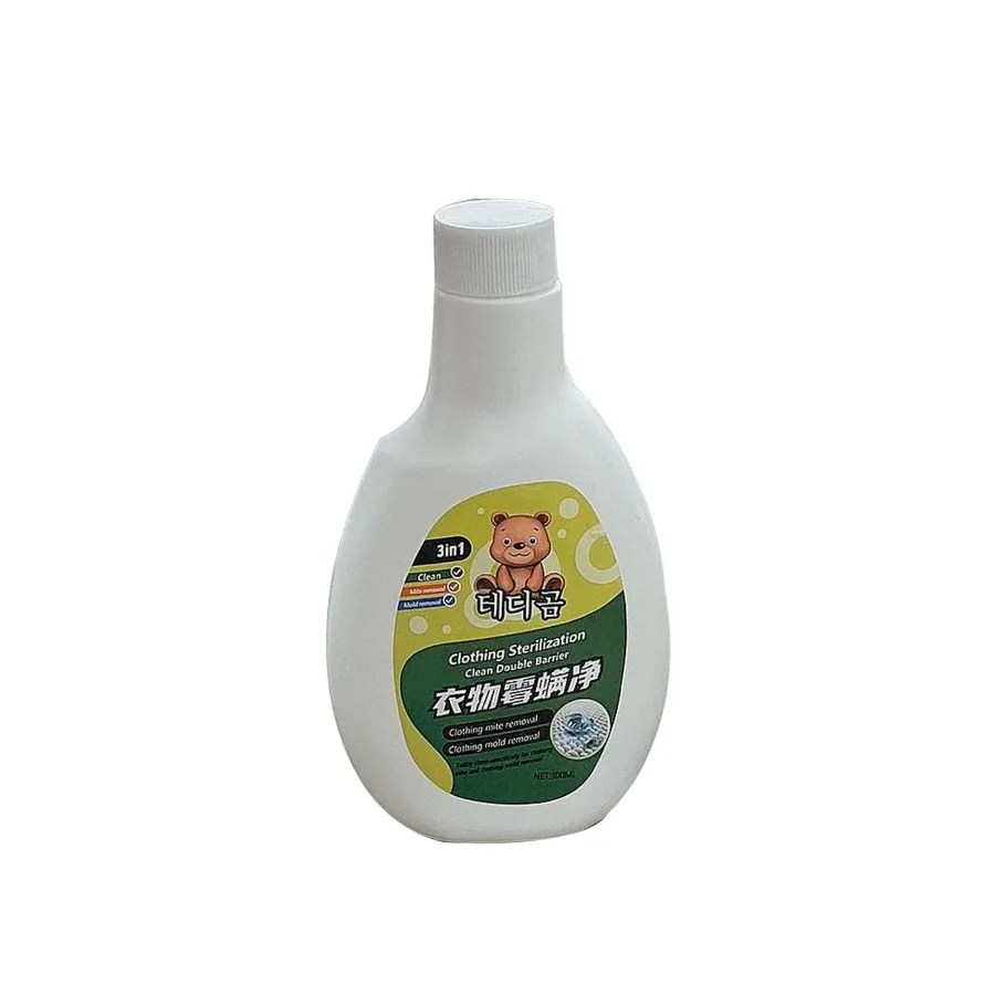 Household clothing mite safety, environmental protection, sun-free, mildew-resistant and mite free wash removal agent