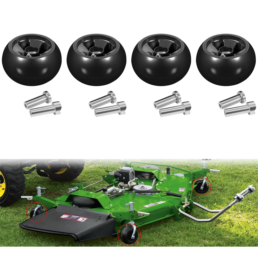 AM125172 Deck Wheel Kit Compatible with John Deere 48" 54" 60" 72" Deck Lawn Mowers Replace AM125172(4PCS) Cropper Tool Part