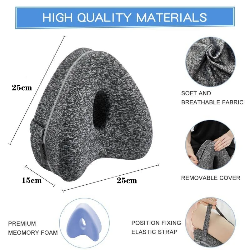 Orthopedic Leg Pillow/Pillowcase(Cover) For Sleeping Body Memory Cotton  Support Cushion Between Legs For Hip