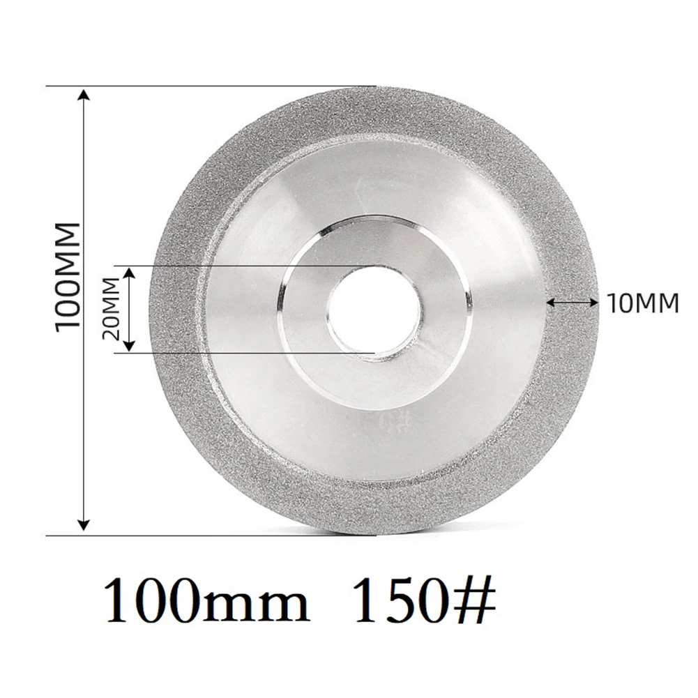 

4/5/6Inch Diamond Grinding Wheel Disc 150 200 Grit For Grinding Hard Alloy Tungsten Steel Milling Cutters Polishing Wheel
