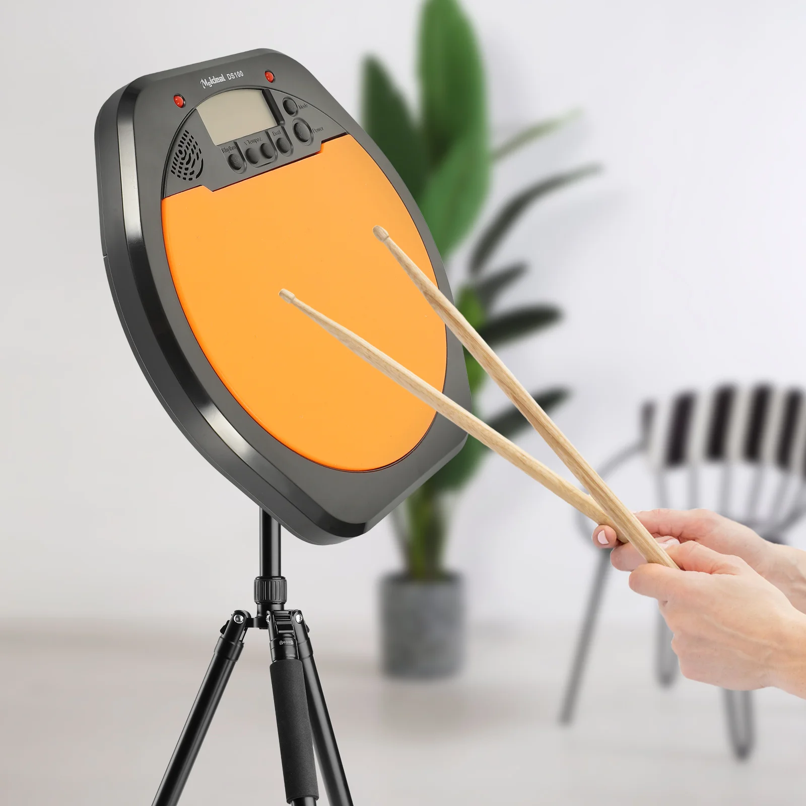 

Drum Metronome Digital Electronic Drummer Practice Drum Pad for Beginner