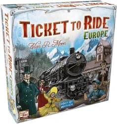 Ticket To Ride Europe Board Game 1912 Expansion TTR Board Game for Kids and Adults Cards Game Party Gmae Gift