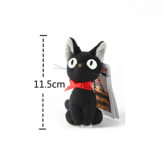 Miyazaki Hayao My Neightor Totoro Black Cat Kiki Plush Toy Keychain Ghibli Kiki's Delivery Service Stuffed Plushie Doll Kid Gift