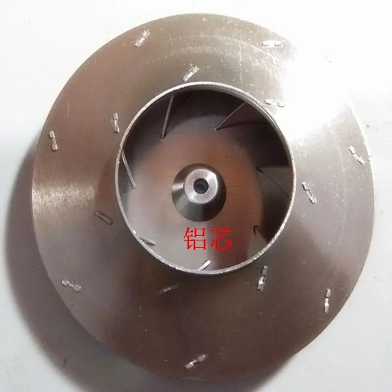 Car Vacuum Cleaner Impeller Aluminum Motor Impeller Fan Blade 7 Blades 71mm Diameter Motor Parts Vane Wheel for Motor Wind Wheel z 76 male thread diameter 123 mm 4 blades 1308 convex cutter pdc concave drill bit for water well drilling